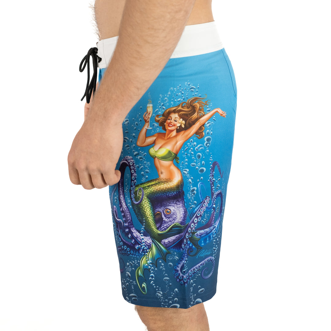 Lido Mermaid Surf Shorts