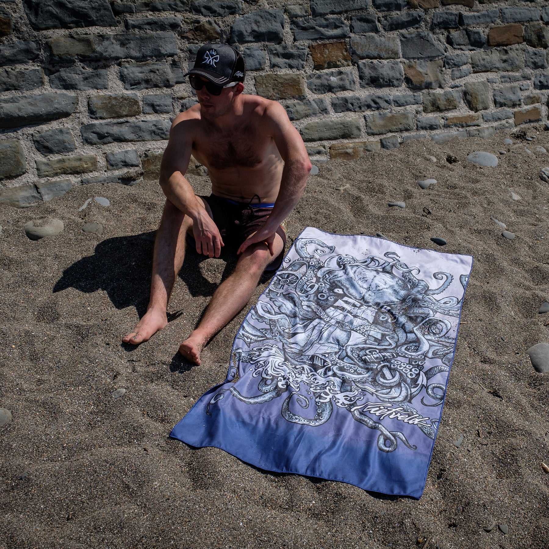 NHL Seattle Kraken Pyschedelic Beach Towel